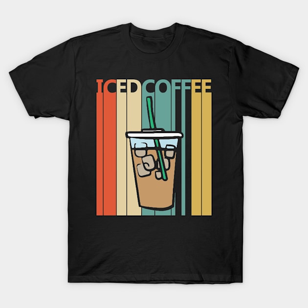 Vintage Iced Coffee Lover Gift T-Shirt by GWENT